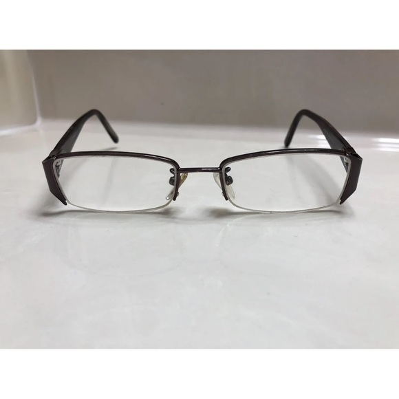 Calvin Klein CK7317 033 Half Rim Silver Men's Eyeglasses 51mm - Picture 1 of 6